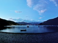 Lago Maggiore in der Abenddämmerung  Lago Maggiore in der Abenddämmerung